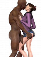 Naughty 3d white stunning nymps gonna be gang banged by hardcore sex hungry black strangers.