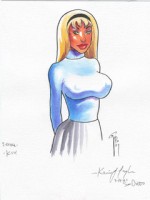 Awesome porn artwork with cool portraits of sexy babes with huge melons