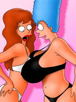 Marge has a great sex action with teachers and principal.