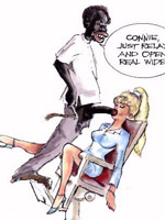 Xxx interracial cartoon porn pics of white babe doing their best just to be cum filled.