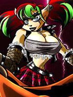Teasing lusty toon beauties wanna you watch them seductively posing.