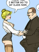 Black cum hungry white toon teacher is always ready to be butt fucked by her black students.