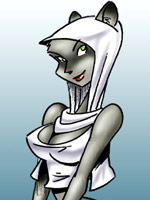 Nasty toon girl talking about their sex preferences and teasing.